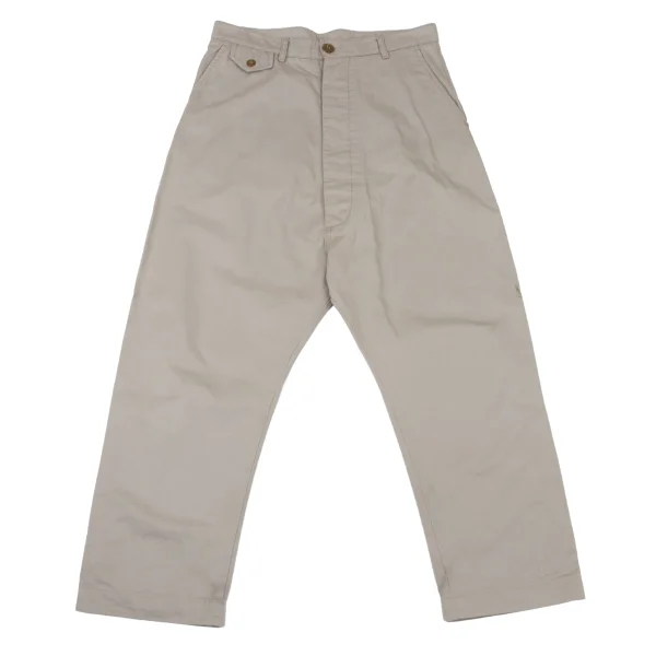 Vivienne Westwood MAN Button-fly Chino Pants Grey,Beige S-M K-175496_001