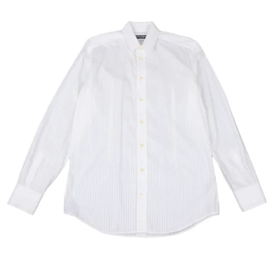 DOLCE&GABBANA Sheer Stripe Layered Design Shirt
