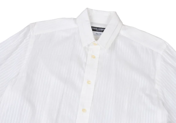 DOLCE&GABBANA Sheer Stripe Layered Design Shirt K-175497_002