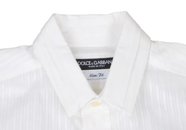 DOLCE&GABBANA Sheer Stripe Layered Design Shirt K-175497_003