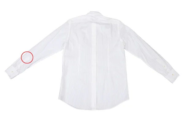 DOLCE&GABBANA Sheer Stripe Layered Design Shirt K-175497_011