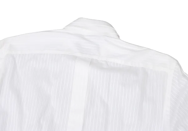 DOLCE&GABBANA Sheer Stripe Layered Design Shirt K-175497_013