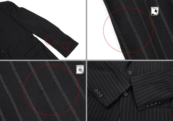 DOLCE&GABBANA Wool Stripe Jacket K-175498_003