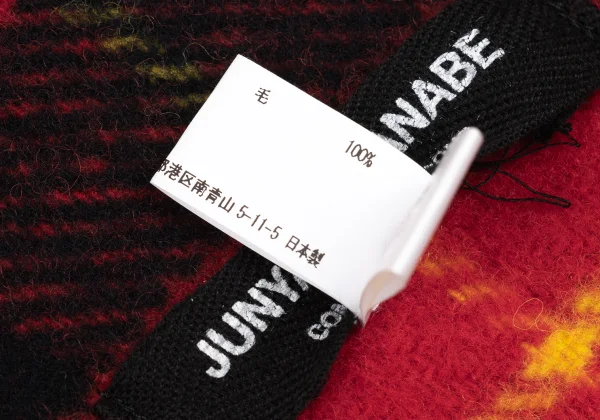 JUNYA WATANABE COMME des GARCONS Wool Tartan Check Scarf K-175502_006