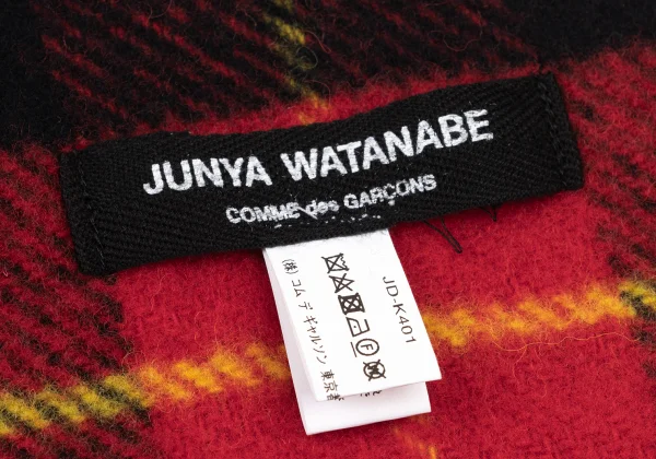 JUNYA WATANABE COMME des GARCONS Wool Tartan Check Scarf K-175502_007