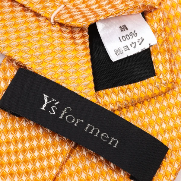 Y's for men  Diamond Jacquard Silk Tie K-175503_007