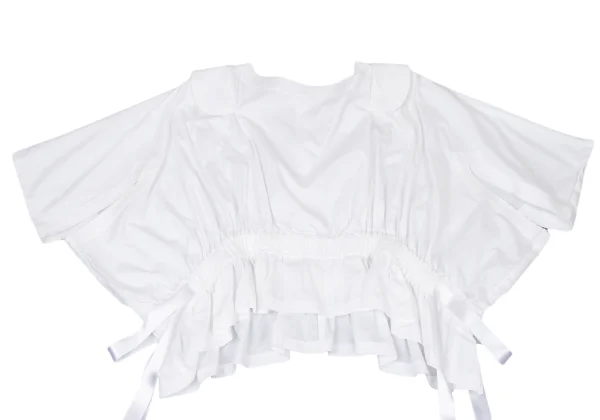 COMME des GARCONS Waist Drawstring Cotton Blouse K-175514_003