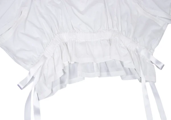 COMME des GARCONS Waist Drawstring Cotton Blouse K-175514_007