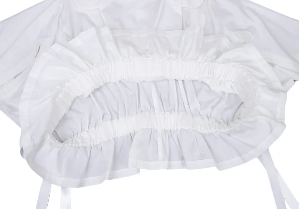 COMME des GARCONS Waist Drawstring Cotton Blouse K-175514_009