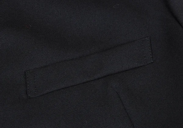 BLACK COMME des GARCONS Wool Hooded Sleeveless Morning Jacket K-175515_008