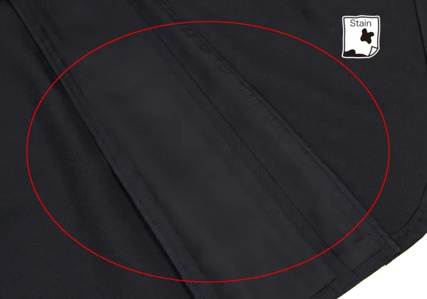 BLACK COMME des GARCONS Wool Hooded Sleeveless Morning Jacket K-175515_013