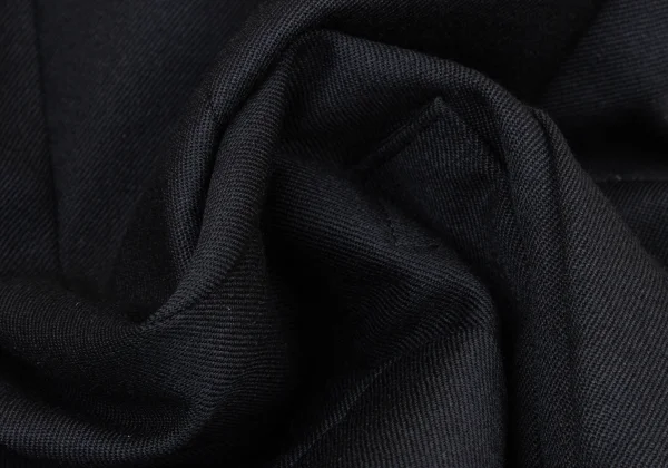 BLACK COMME des GARCONS Wool Hooded Sleeveless Morning Jacket K-175515_016