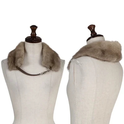 'S MaxMara Strap Style Detachable Fur