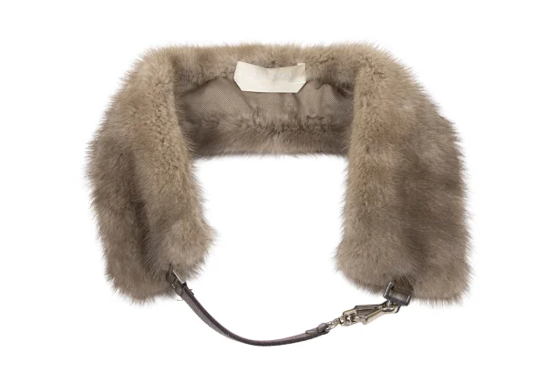 'S MaxMara Strap Style Detachable Fur K-175518_002