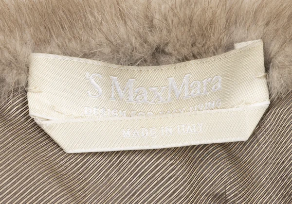 'S MaxMara Strap Style Detachable Fur K-175518_008