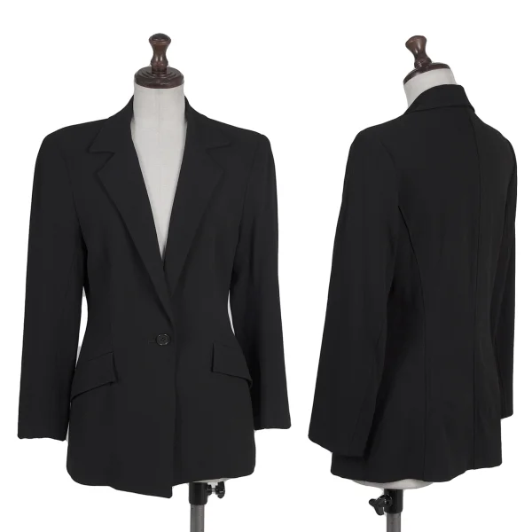yoshie inaba Wool 1-Button Jacket Black M K-175519_001