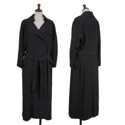 yoshie inaba Silk Trench Coat