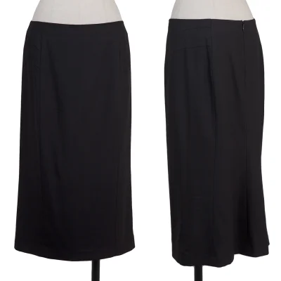 yoshie inaba Wool Blend Stretch Darted Skirt