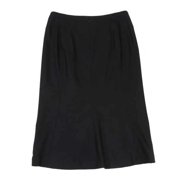 yoshie inaba Wool Blend Stretch Darted Skirt K-175522_006