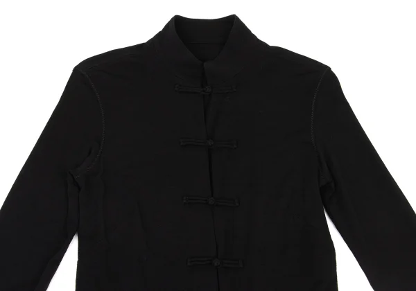 L'EQUIPE YOSHIE INABA Wool Stretch Chinese Buttons Top K-175525_003