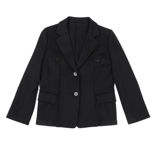 L'EQUIPE YOSHIE INABA Nylon Blend Piping Jacket K-175526_002