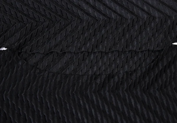 ISSEY MIYAKE me Neck Design Pile Zigzag Pleated Top K-175532_007