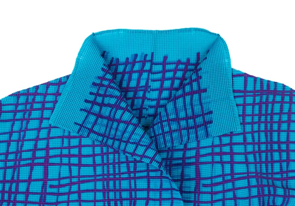 ISSEY MIYAKE me Printed Stretch Pleats Cardigan K-175533_004