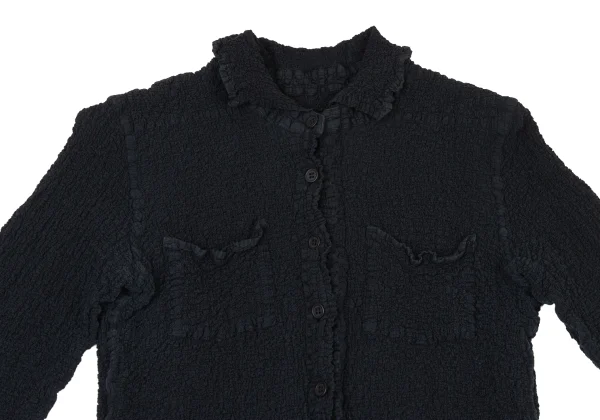 ISSEY MIYAKE me Gradation Hem Cauliflower Cardigan K-175534_003