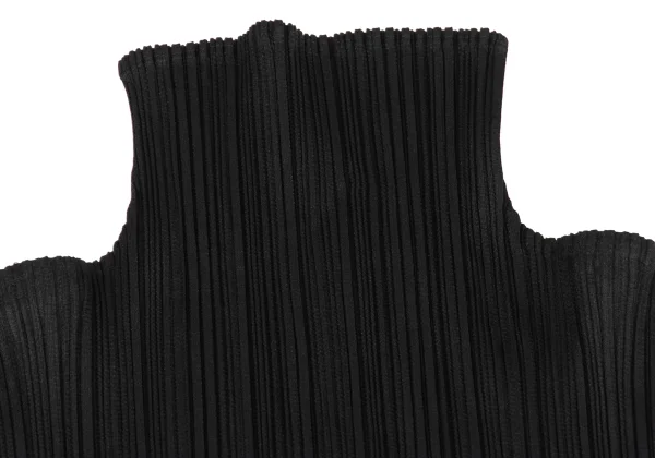 PLEATS PLEASE Pleated Mock Neck T Shirt K-175535_004