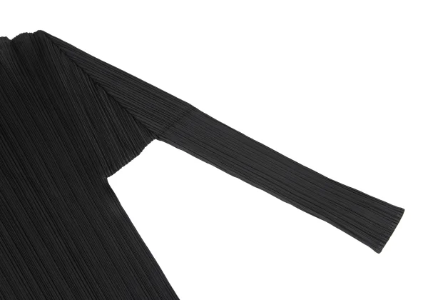 PLEATS PLEASE Pleated Mock Neck T Shirt K-175535_005