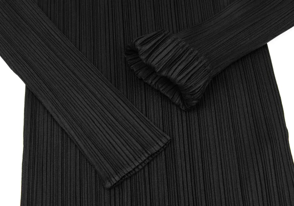 PLEATS PLEASE Pleated Mock Neck T Shirt K-175535_006