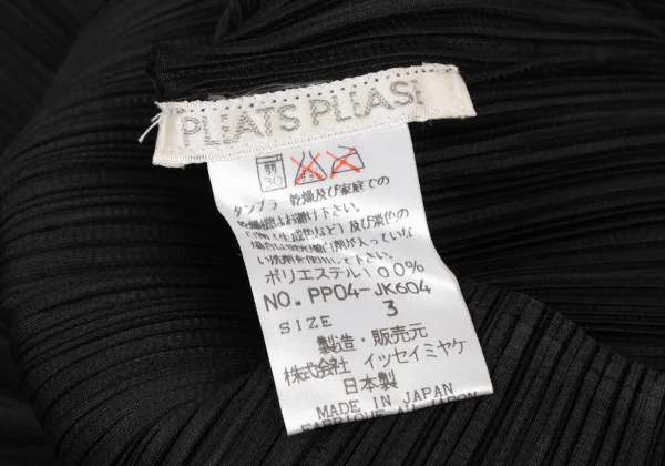 PLEATS PLEASE Pleated Mock Neck T Shirt K-175535_013