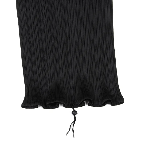 PLEATS PLEASE Drawcord Hem Mesh Switching T Shirt K-175539_006