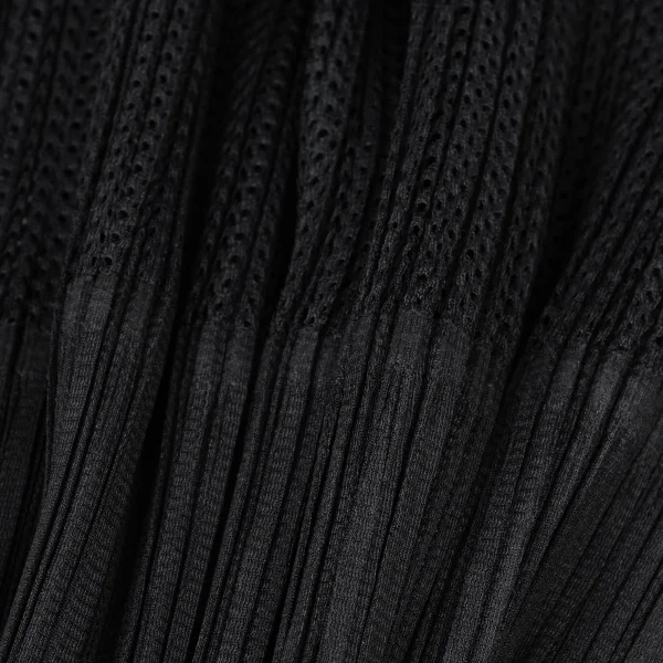 PLEATS PLEASE Drawcord Hem Mesh Switching T Shirt K-175539_011