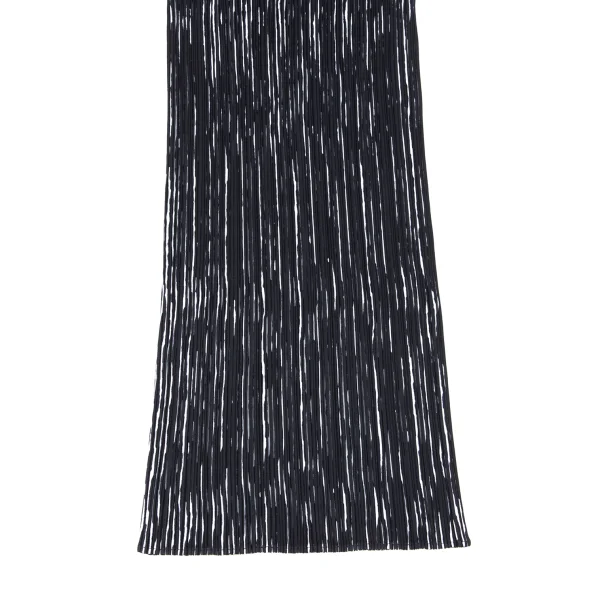 PLEATS PLEASE Striped Print Sleeveless Dress K-175542_006