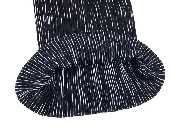PLEATS PLEASE Striped Print Sleeveless Dress K-175542_007