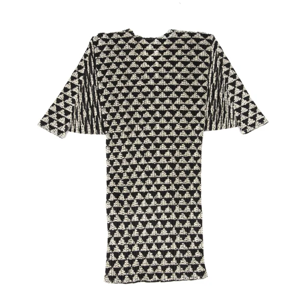 PLEATS PLEASE Geometric Print T-shirt K-175544_008