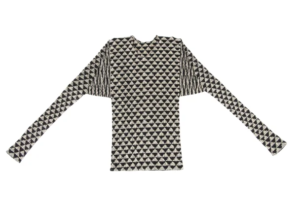 PLEATS PLEASE Geometric Print Top K-175545_002