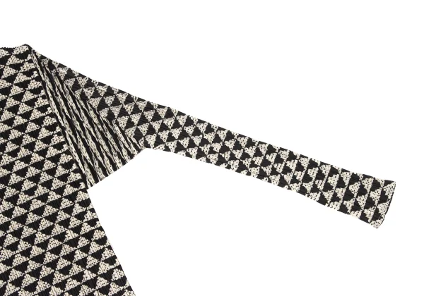PLEATS PLEASE Geometric Print Top K-175545_005
