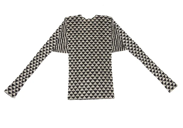 PLEATS PLEASE Geometric Print Top K-175545_009