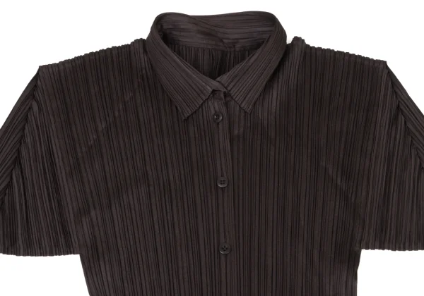 PLEATS PLEASE Pleated Long Sleeve Shirt K-175549_003