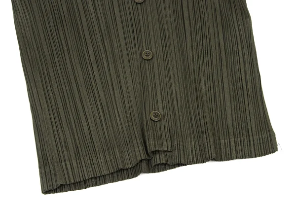 PLEATS PLEASE Fringe Design Long Sleeve Shirt K-175550_008