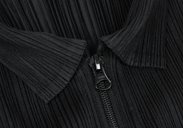 PLEATS PLEASE Pleated Double Zip Jacket K-175551_004
