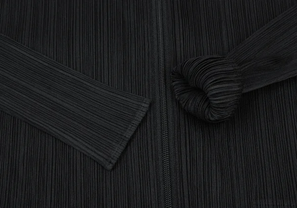 PLEATS PLEASE Pleated Double Zip Jacket K-175551_006