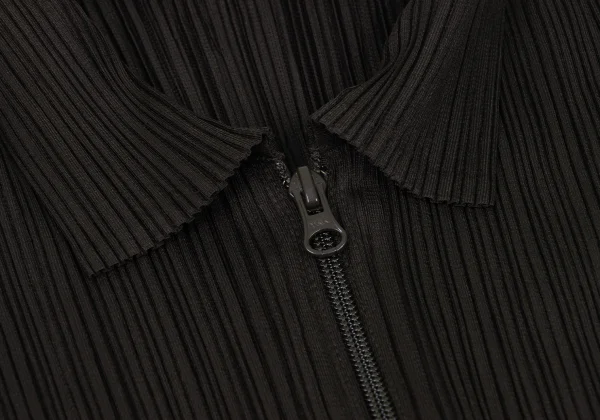 PLEATS PLEASE Pleated Double Zip Jacket K-175552_004