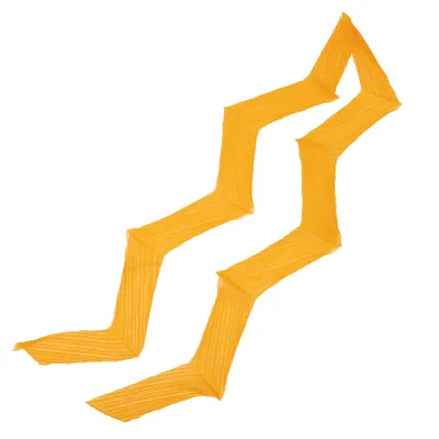 Unbranded Zigzag Sheer Scarf