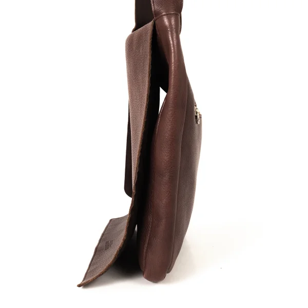 Jean Paul GAULTIER Leather Flap Shoulder Bag K-175559_005