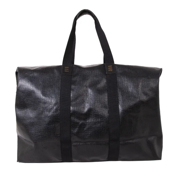 Jean Paul GAULTIER Embossed Synthetic Leather Boston Bag K-175560_002