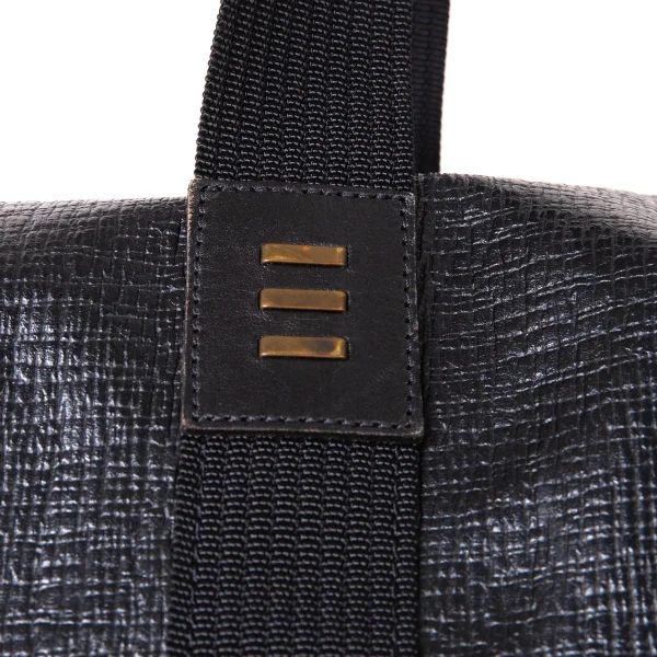 Jean Paul GAULTIER Embossed Synthetic Leather Boston Bag K-175560_003