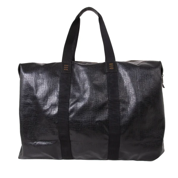Jean Paul GAULTIER Embossed Synthetic Leather Boston Bag K-175560_005